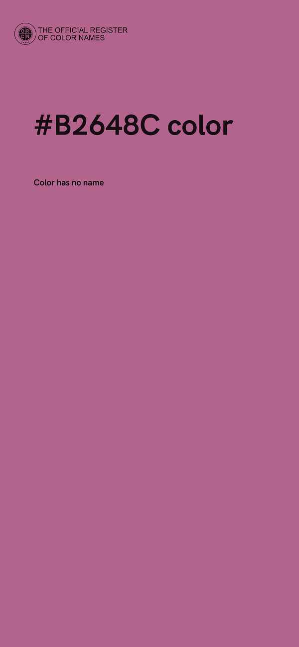 #B2648C color image
