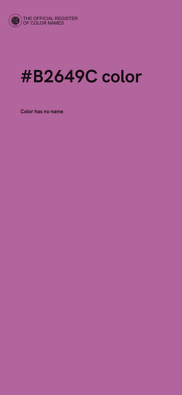 #B2649C color image
