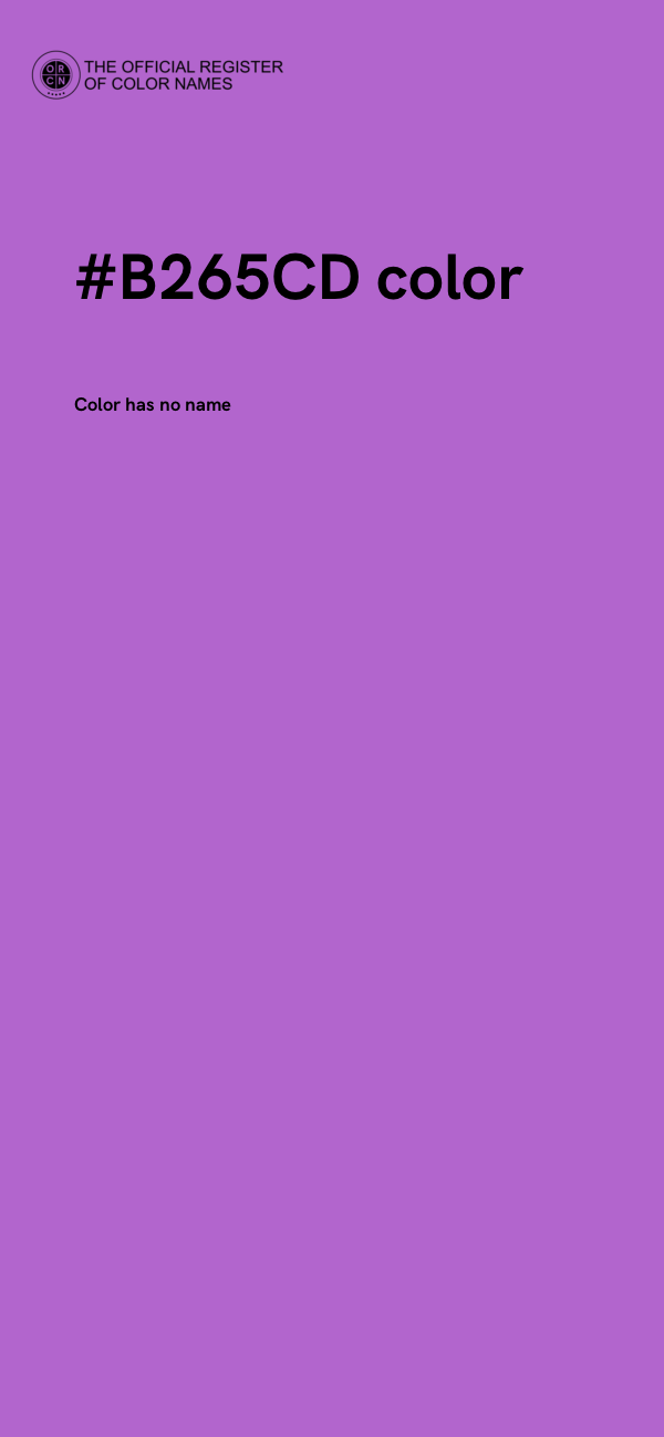 #B265CD color image