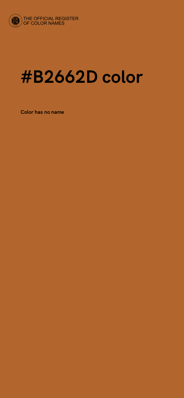 #B2662D color image