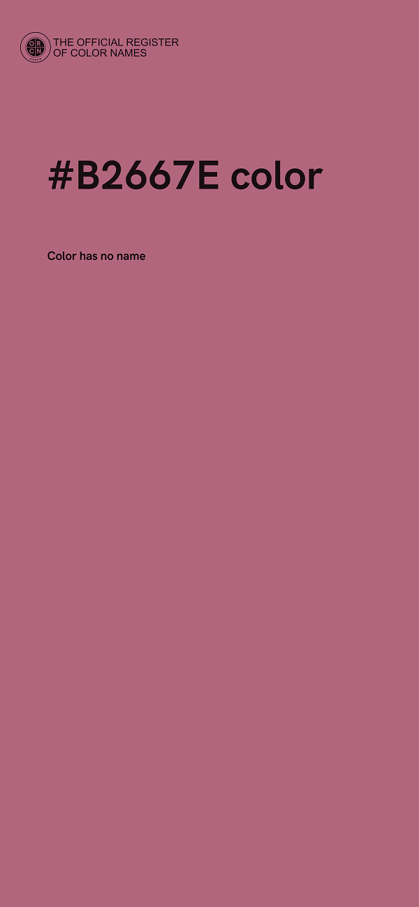 #B2667E color image