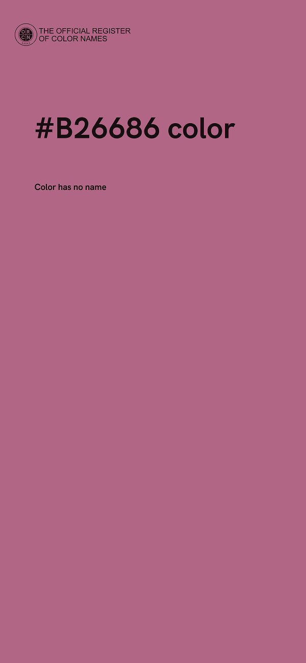 #B26686 color image