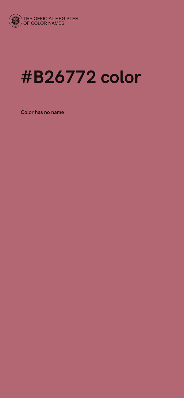 #B26772 color image