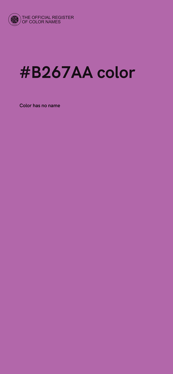 #B267AA color image