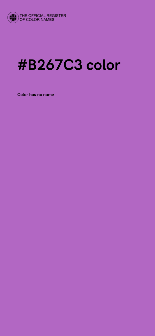 #B267C3 color image