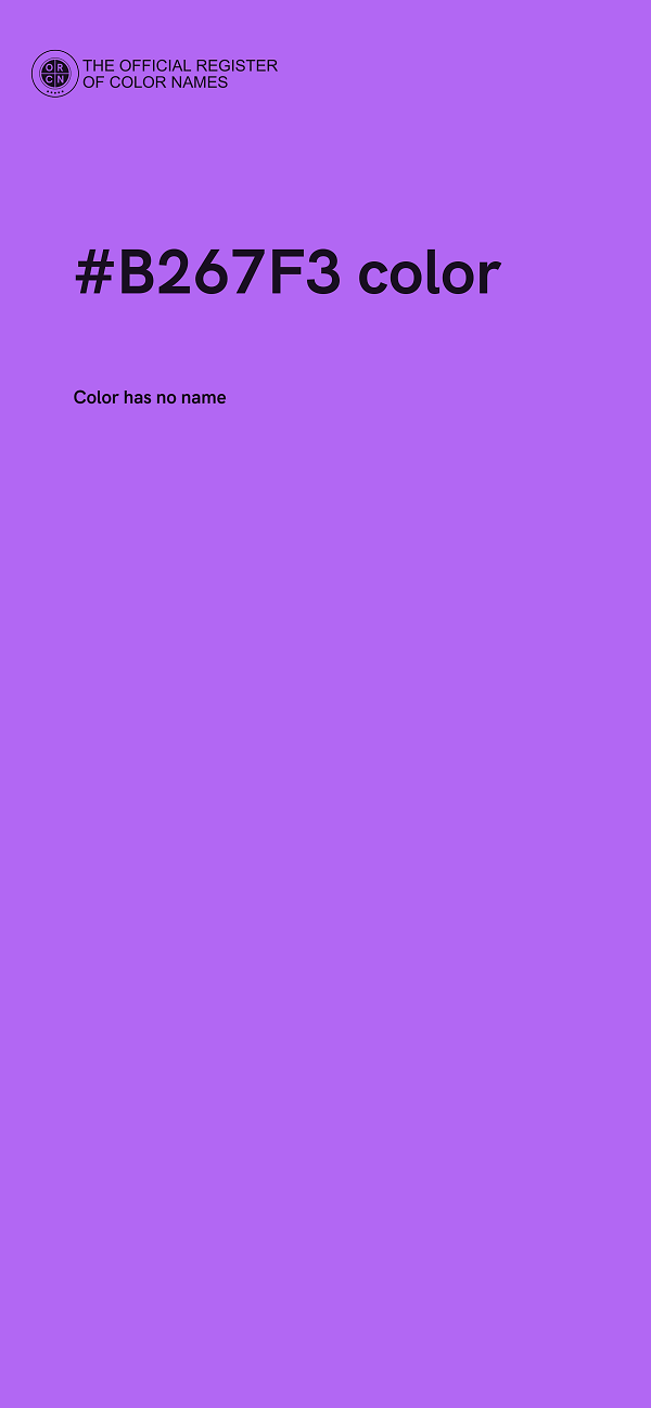 #B267F3 color image
