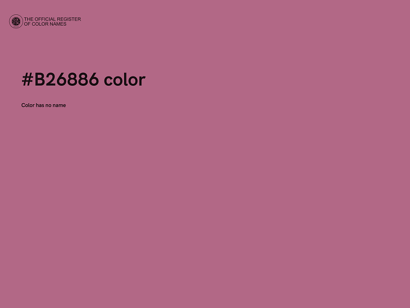 #B26886 color image