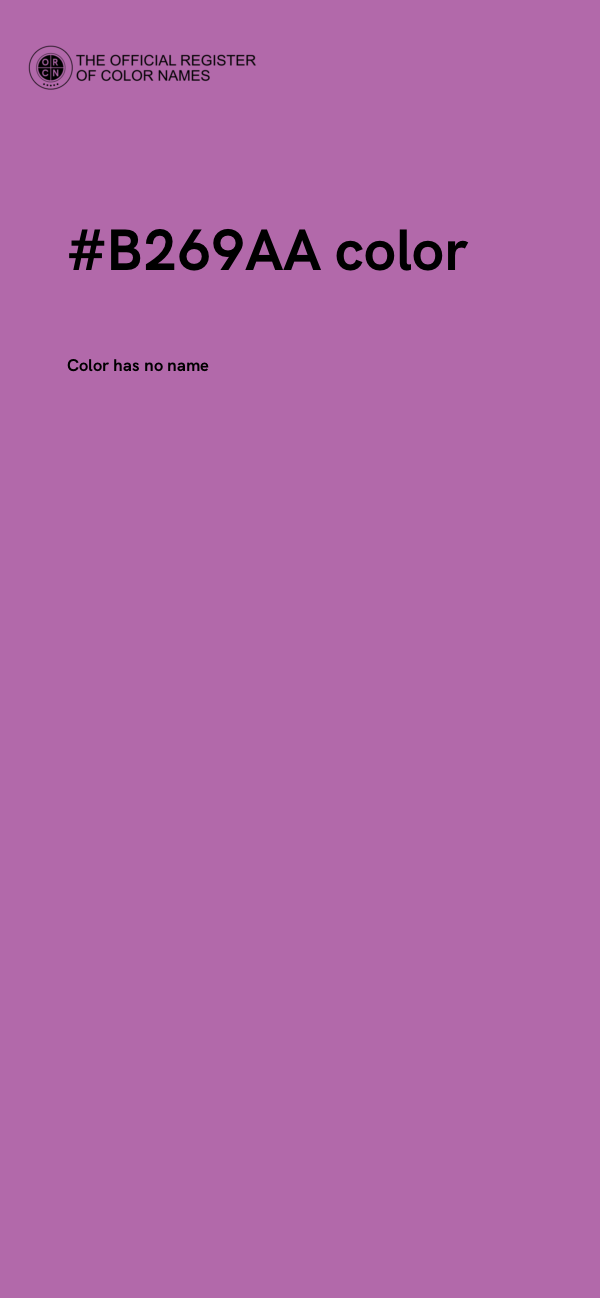 #B269AA color image