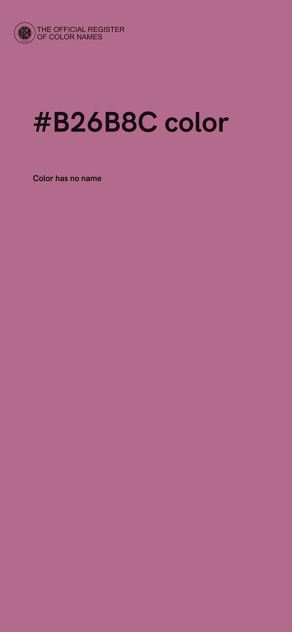 #B26B8C color image