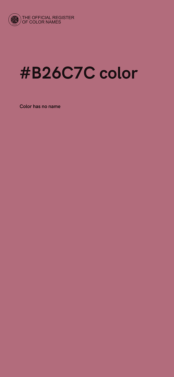 #B26C7C color image