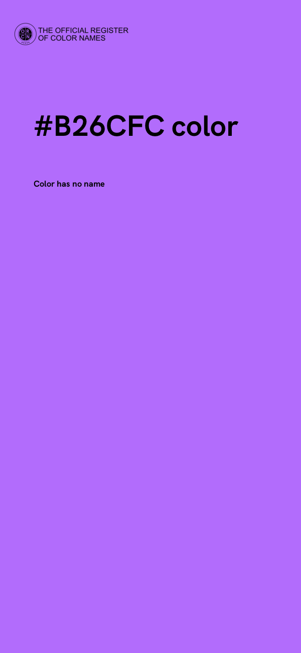#B26CFC color image