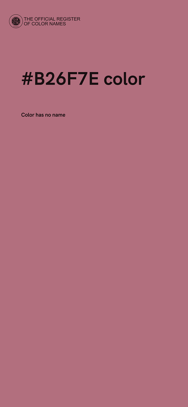 #B26F7E color image