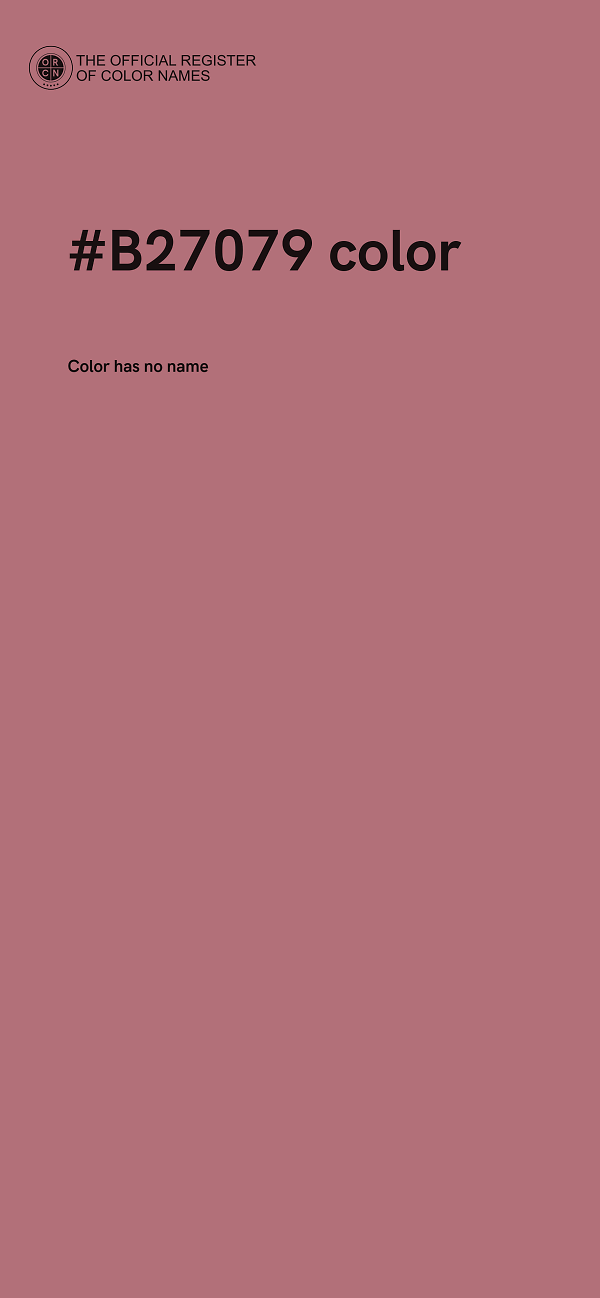 #B27079 color image