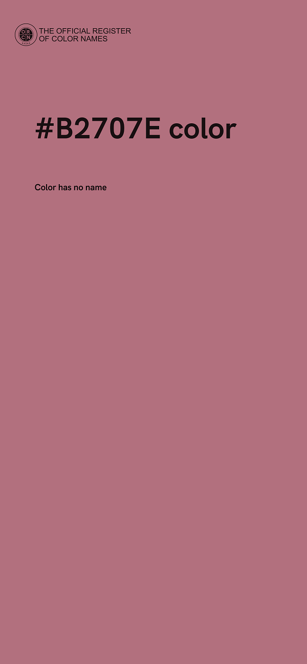 #B2707E color image