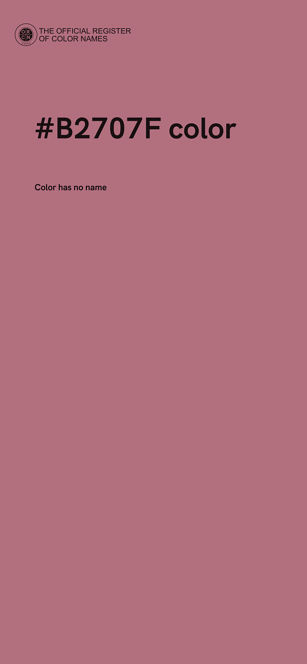 #B2707F color image