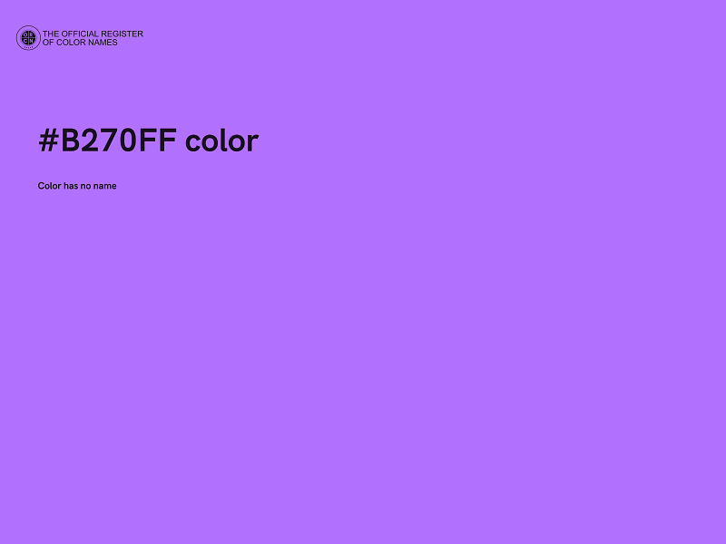 #B270FF color image