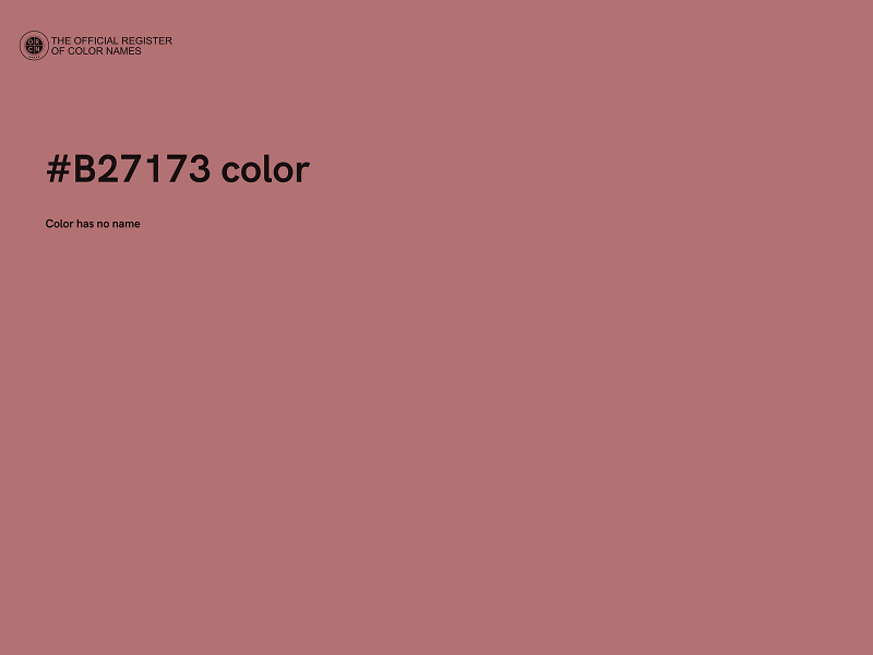 #B27173 color image