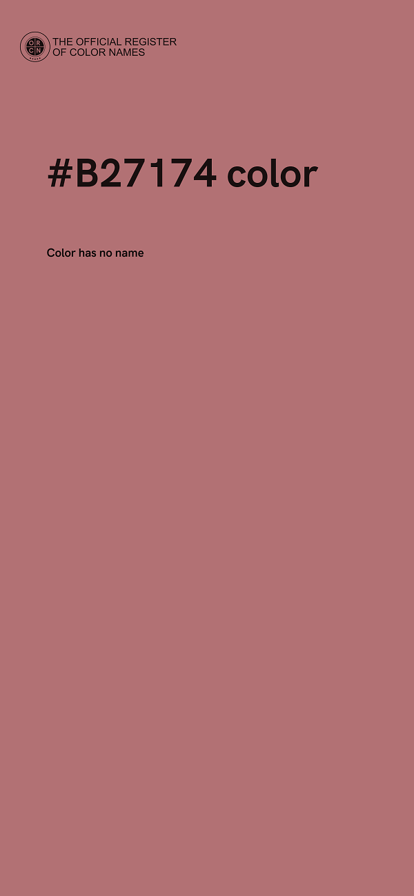 #B27174 color image
