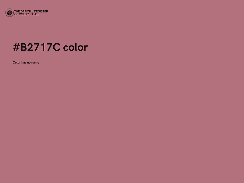 #B2717C color image