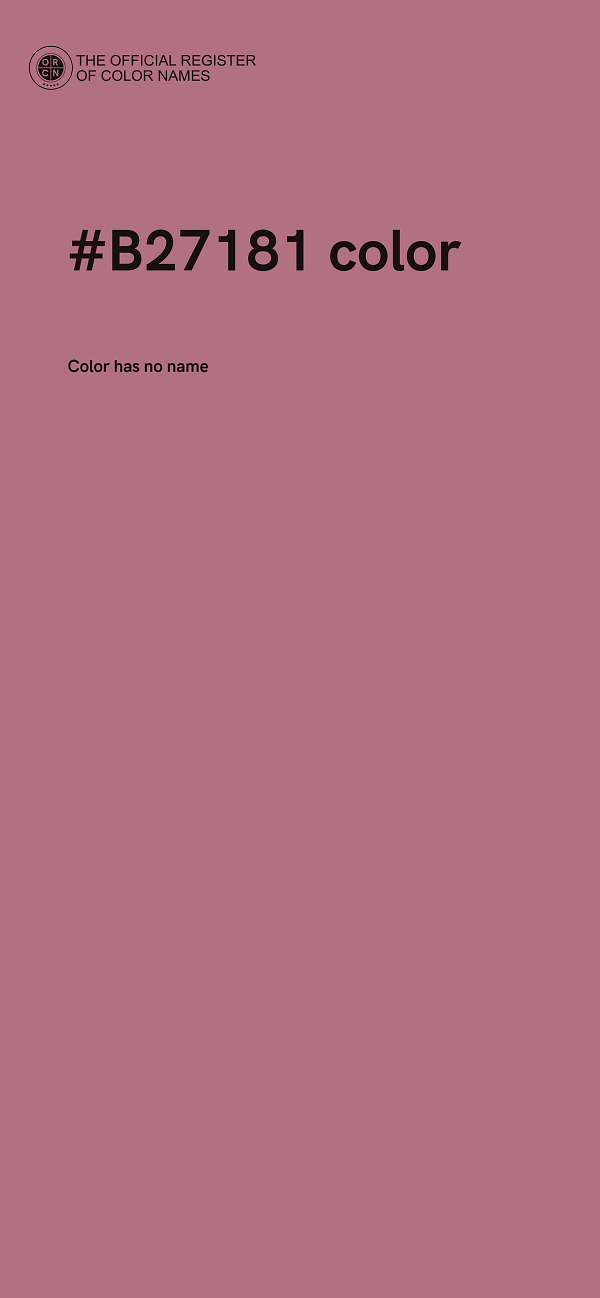 #B27181 color image