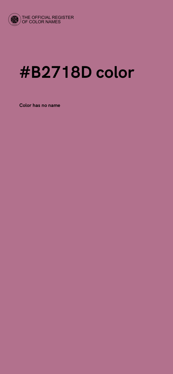 #B2718D color image