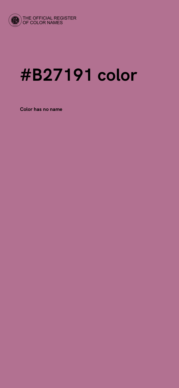 #B27191 color image
