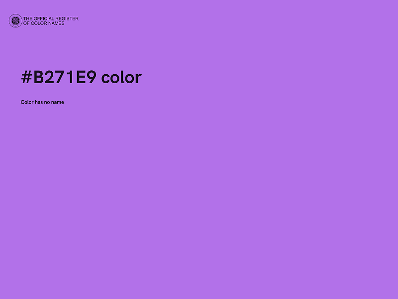 #B271E9 color image