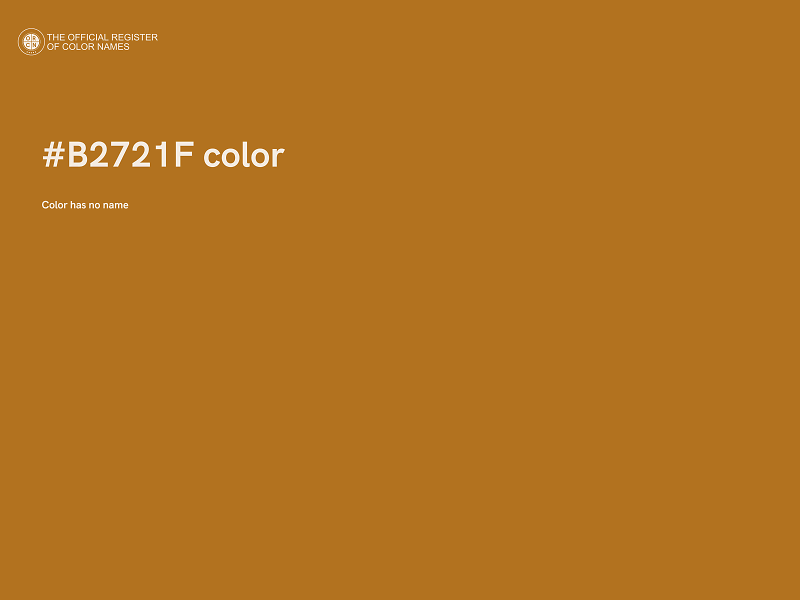 #B2721F color image