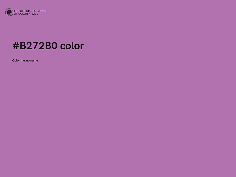 #B272B0 color image