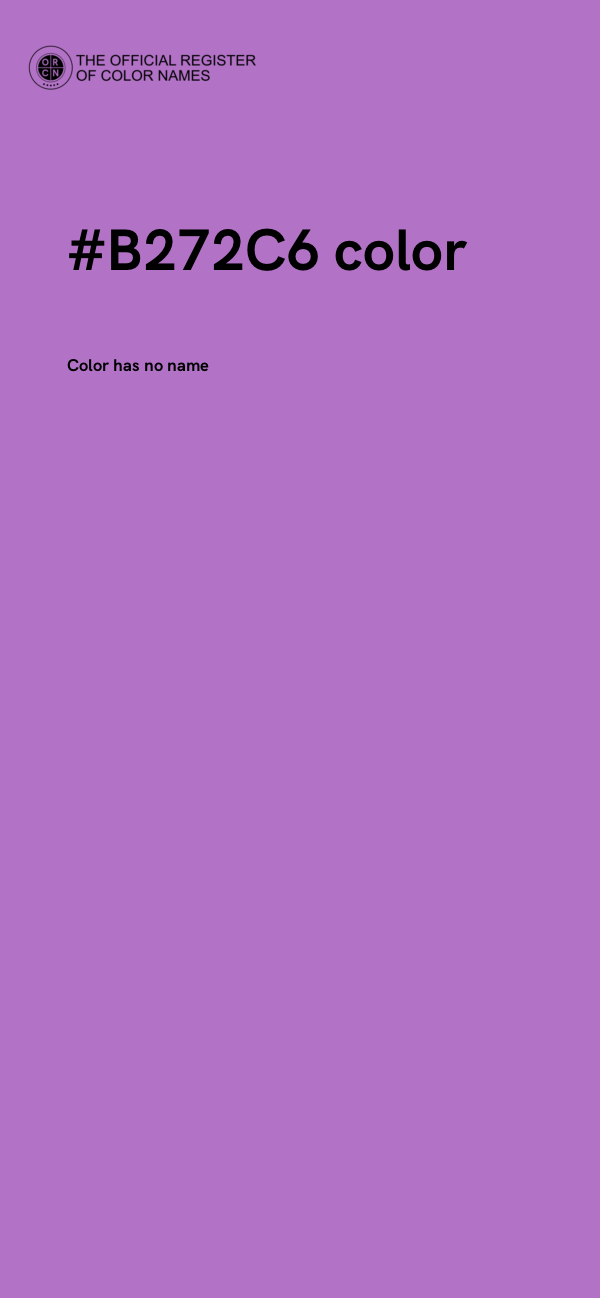 #B272C6 color image