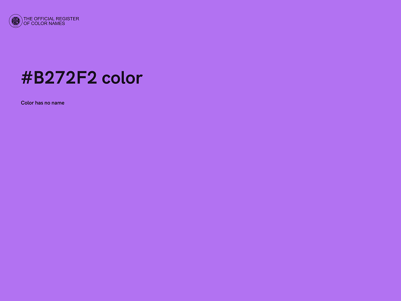 #B272F2 color image