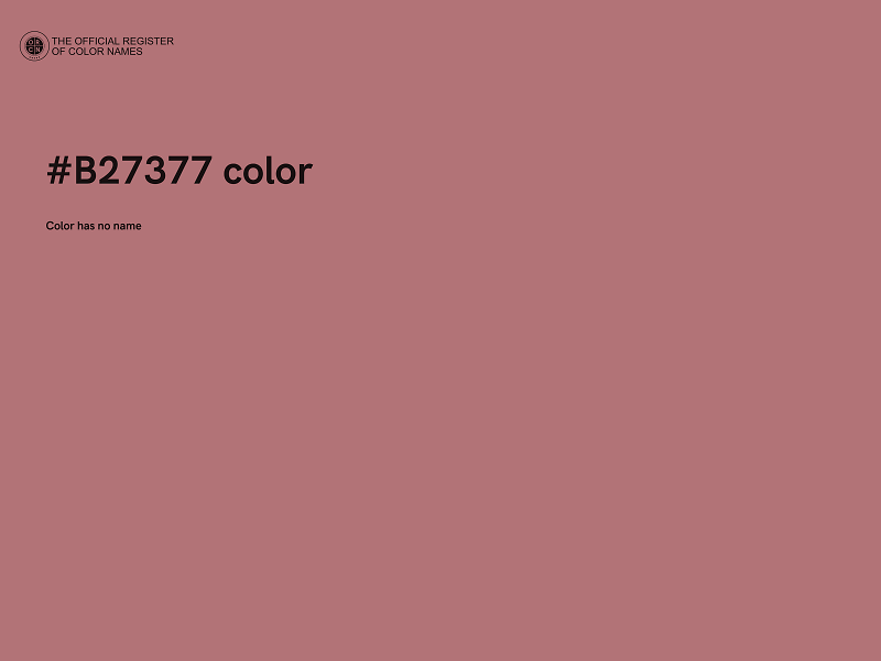 #B27377 color image