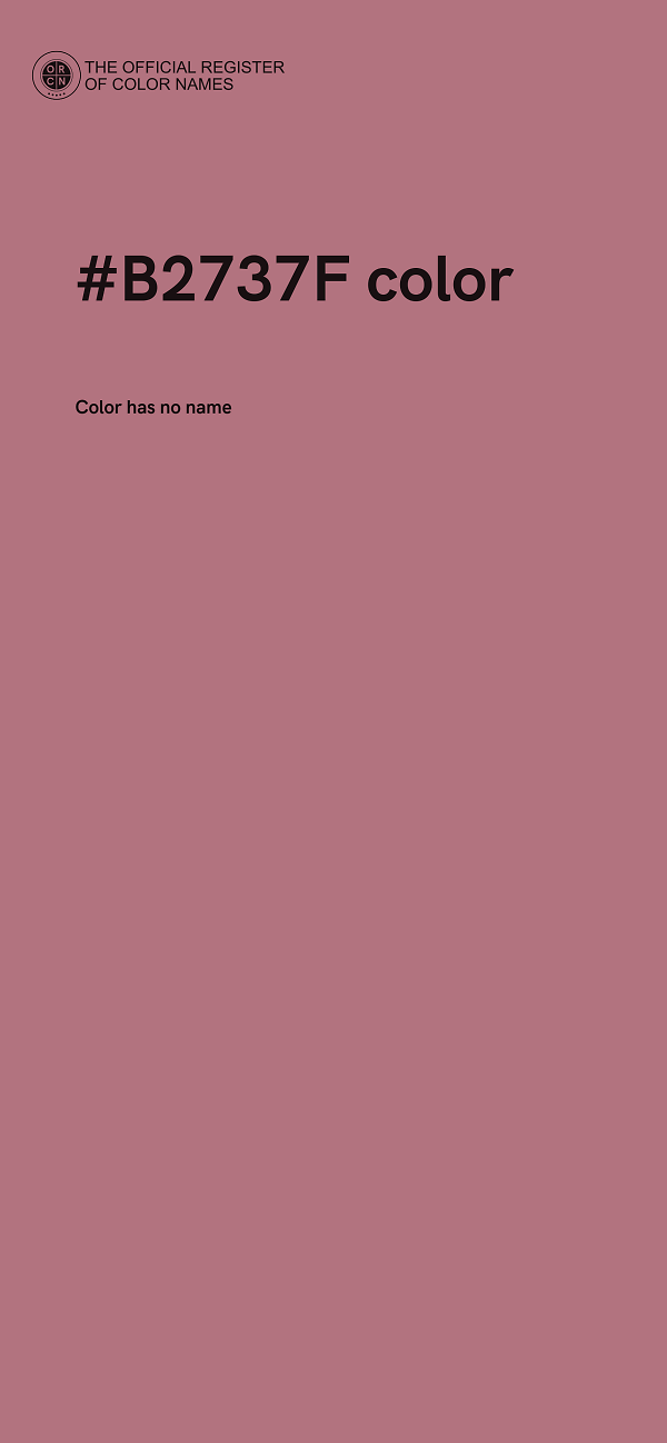 #B2737F color image