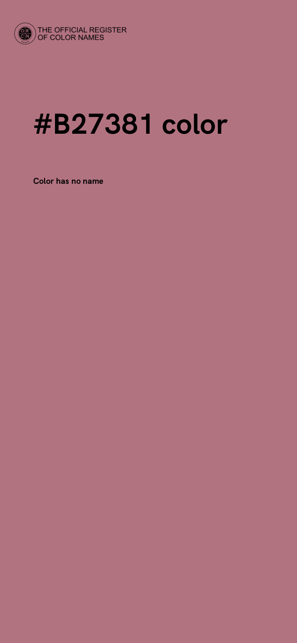 #B27381 color image