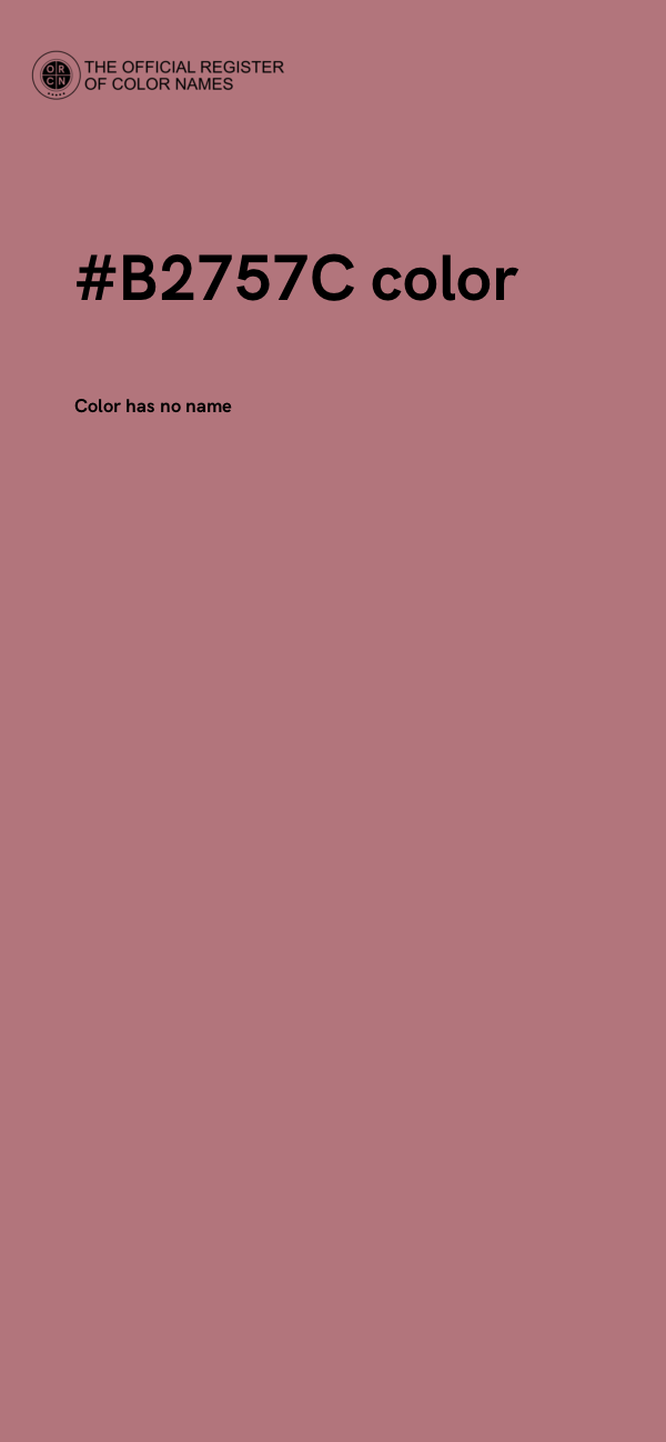 #B2757C color image