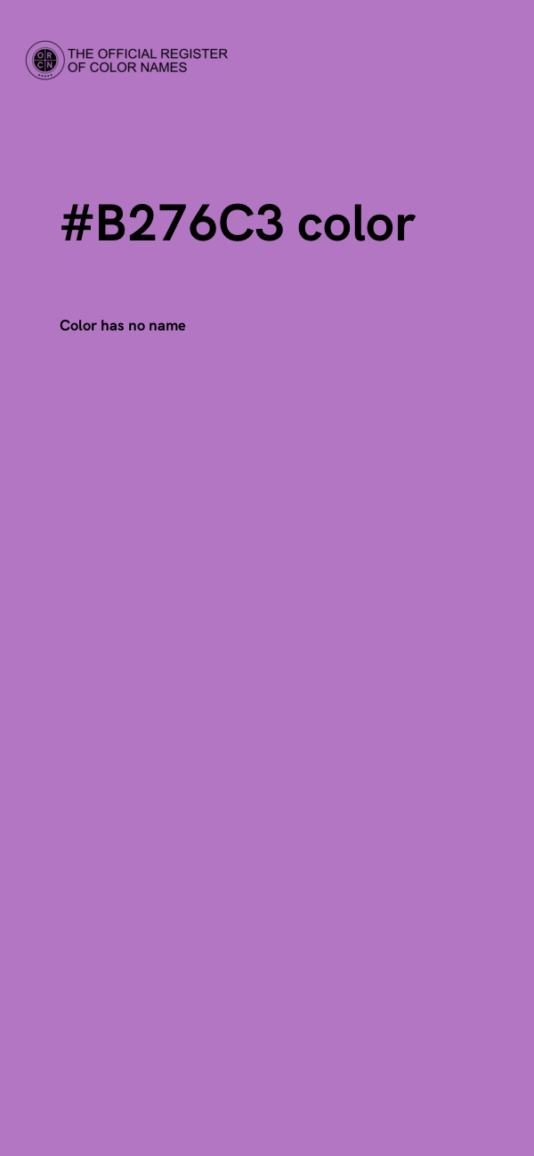 #B276C3 color image