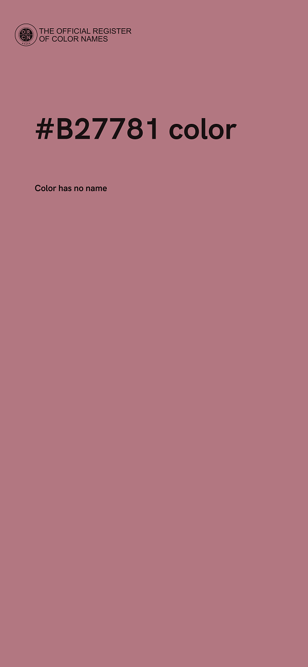 #B27781 color image
