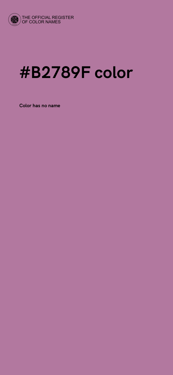 #B2789F color image