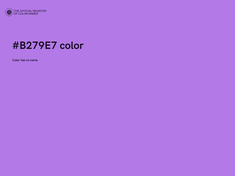 #B279E7 color image