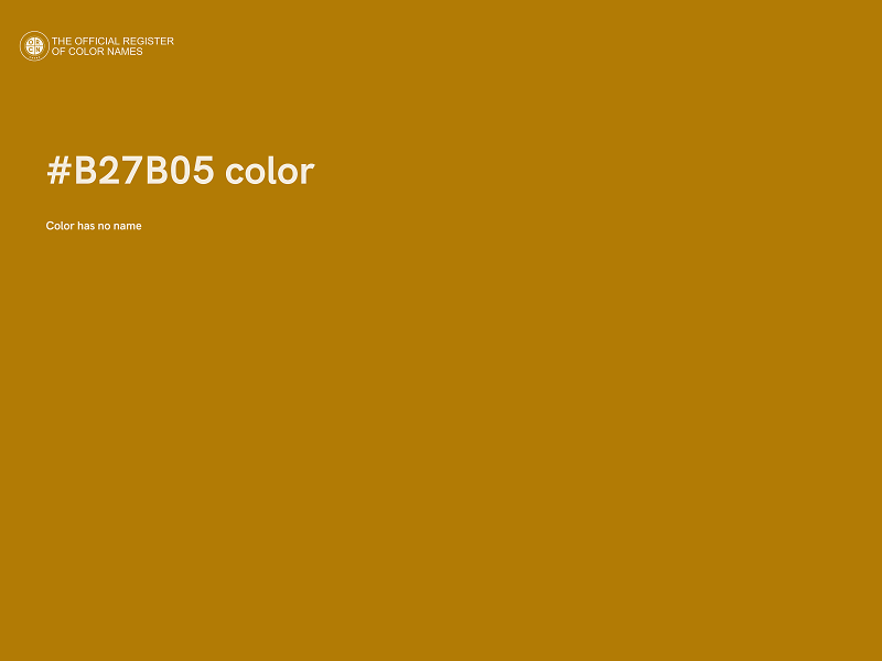 #B27B05 color image