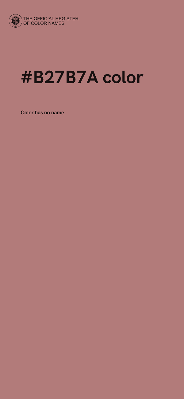 #B27B7A color image