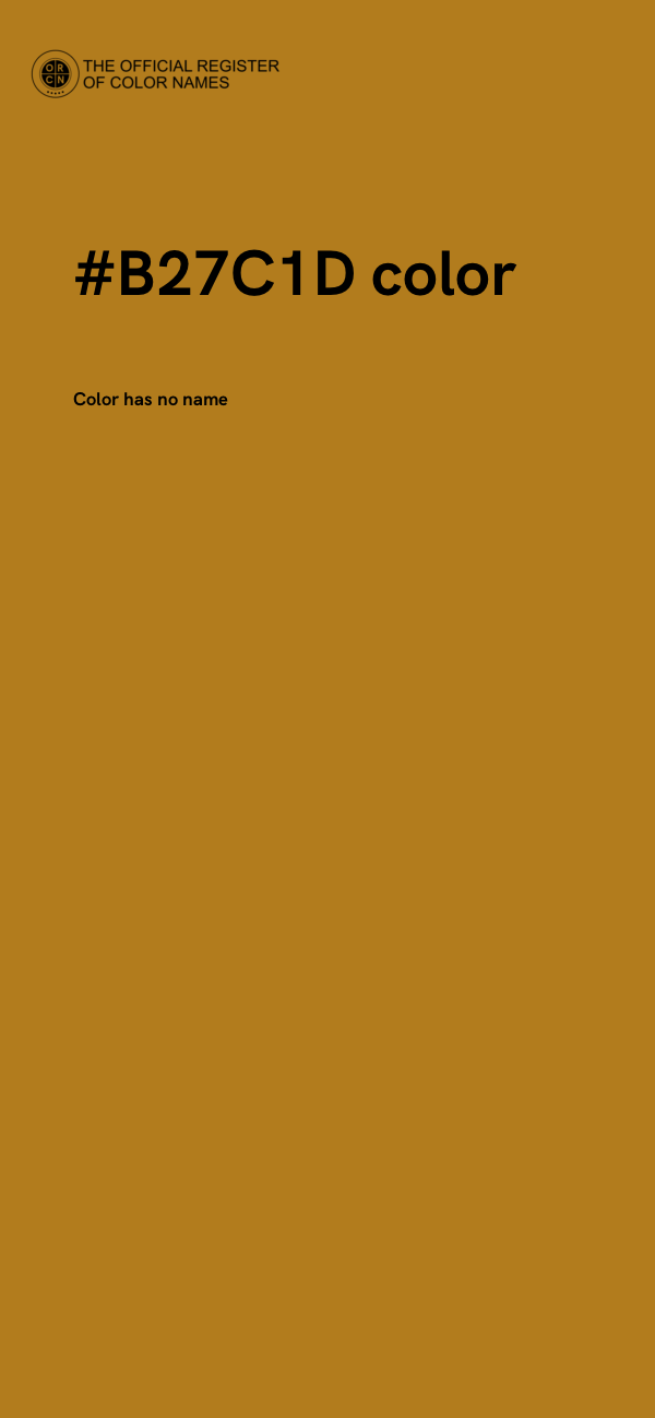 #B27C1D color image