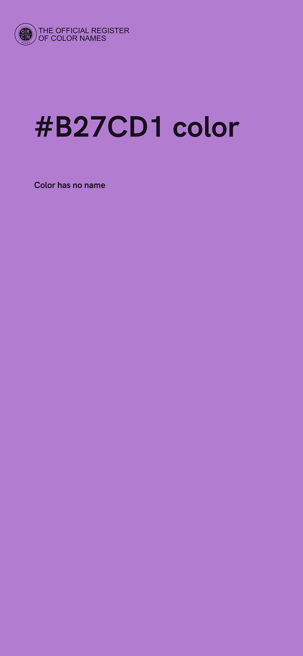 #B27CD1 color image