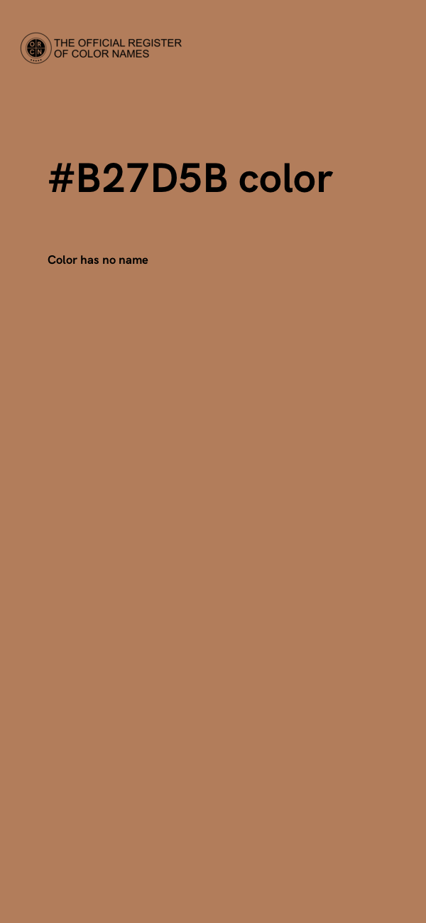 #B27D5B color image