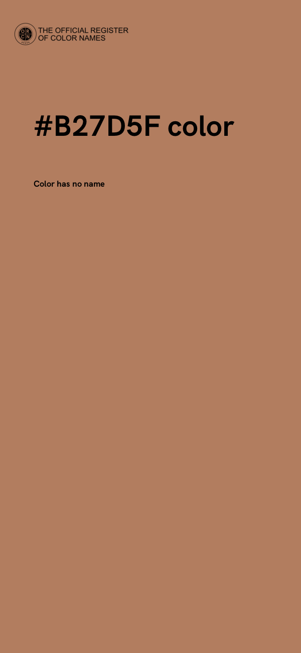 #B27D5F color image