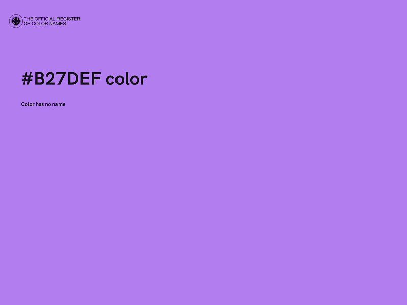 #B27DEF color image