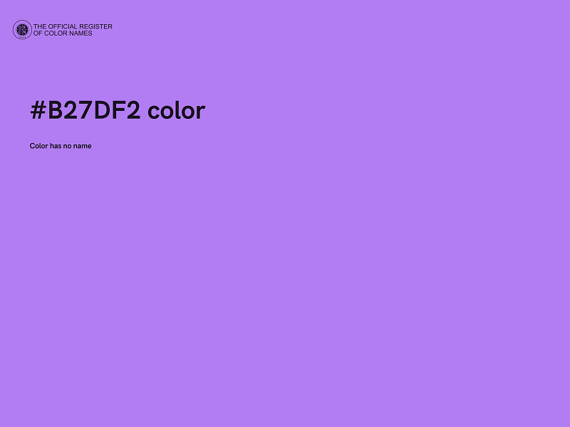 #B27DF2 color image