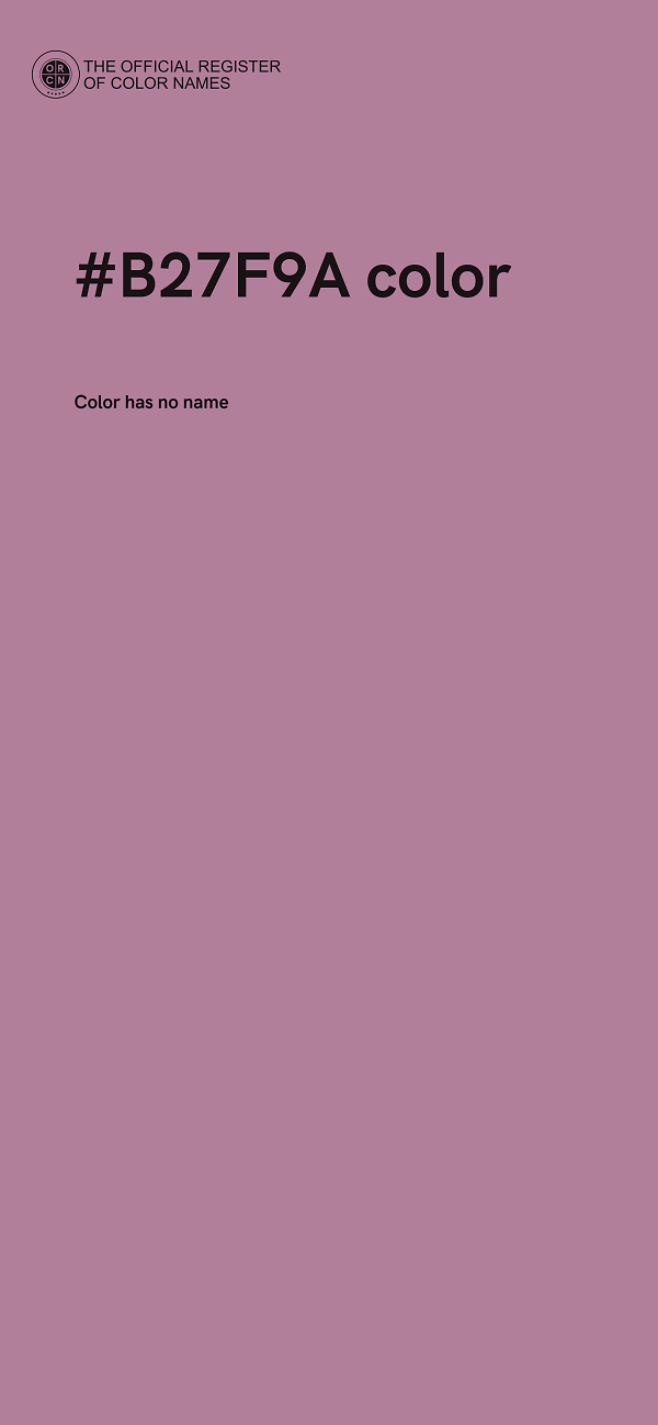 #B27F9A color image