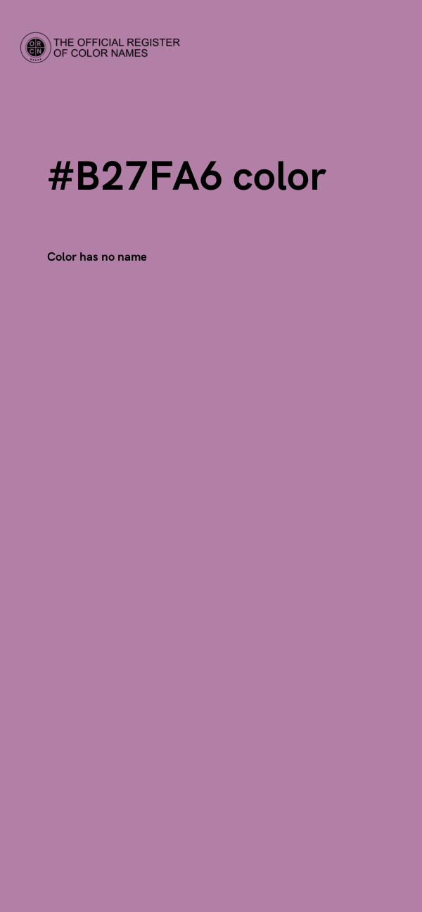#B27FA6 color image