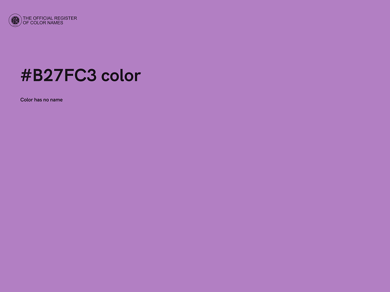 #B27FC3 color image